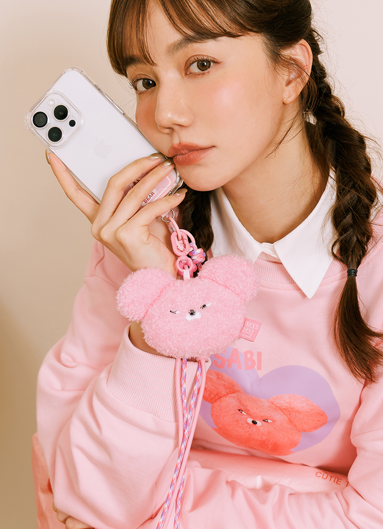 GraceGift Wasabi Bear聯名 調味日常絨毛娃娃頭吊飾手機繩盲盒