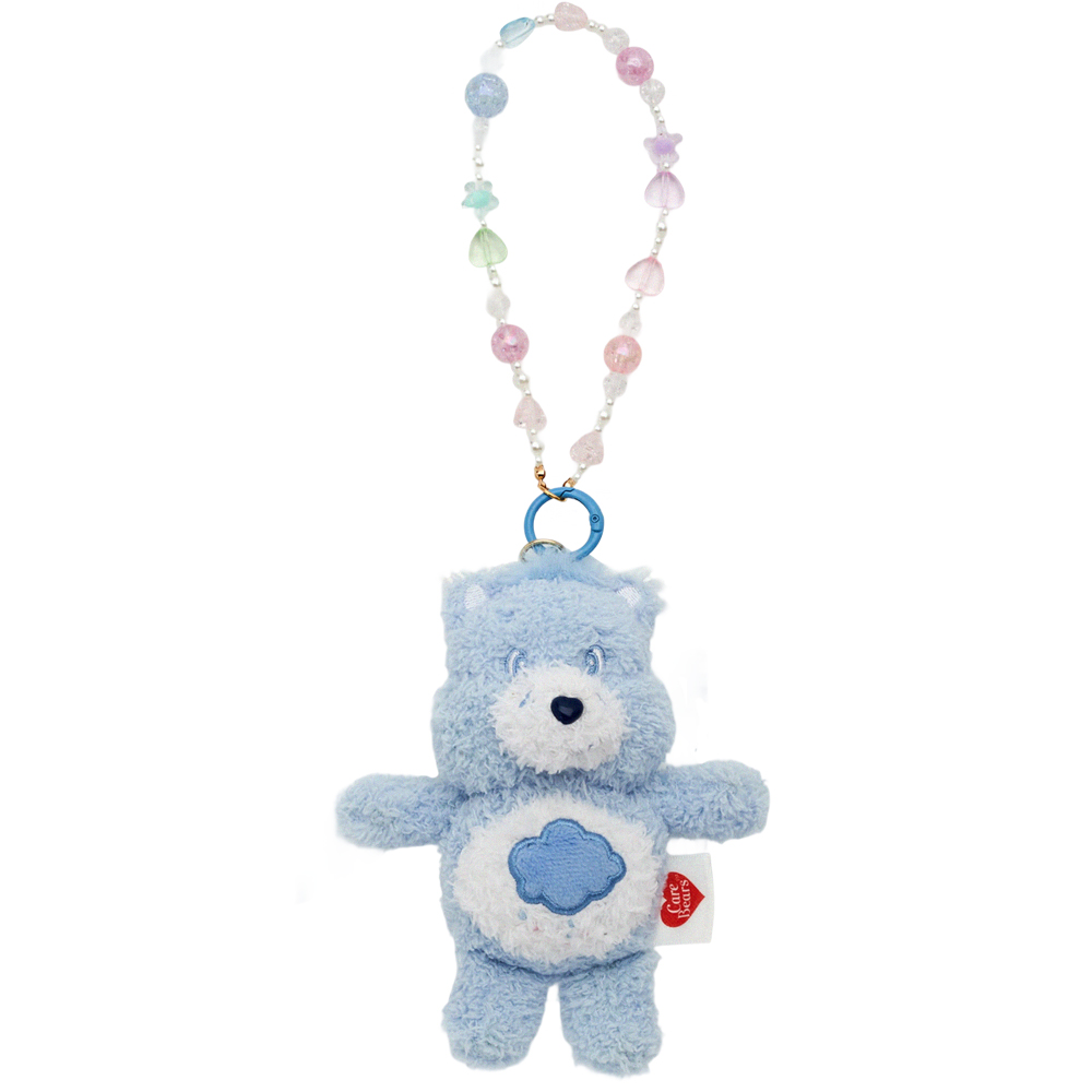 GraceGift CareBears聯名 Care Bears彩虹熊 棉花糖系列毛絨玩偶手機串珠吊飾盲盒