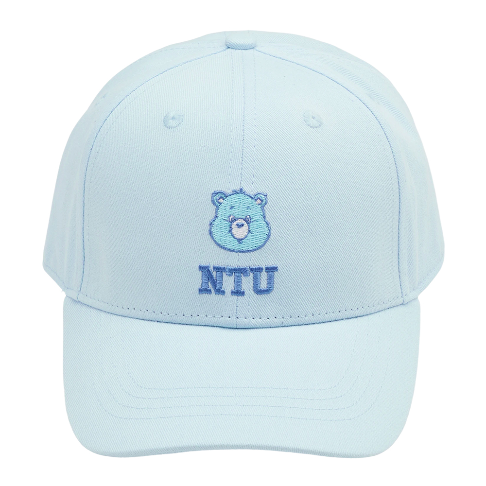 Care Bears × NTU-許願小熊撞色電繡棒球帽 淺藍