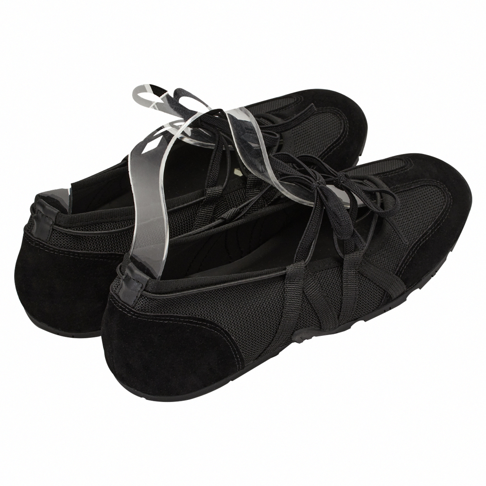 首爾芭蕾機能綁帶蝴蝶結瑪莉珍運動鞋  黑