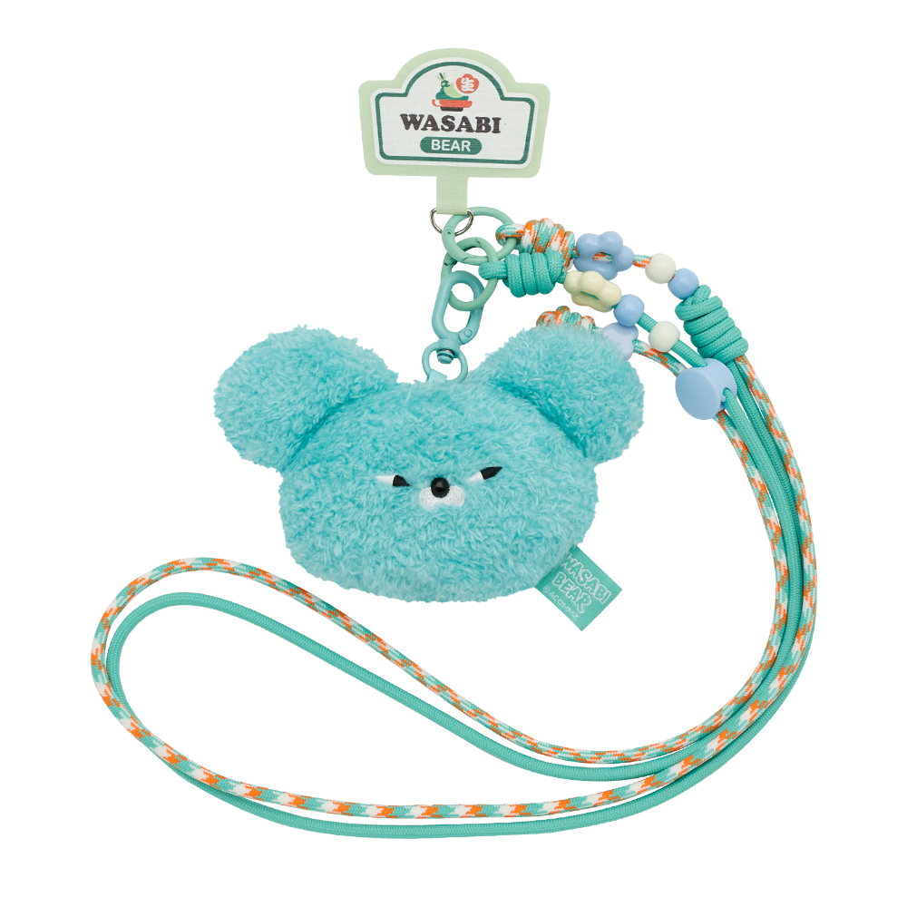 GraceGift Wasabi Bear聯名 調味日常絨毛娃娃頭吊飾手機繩盲盒