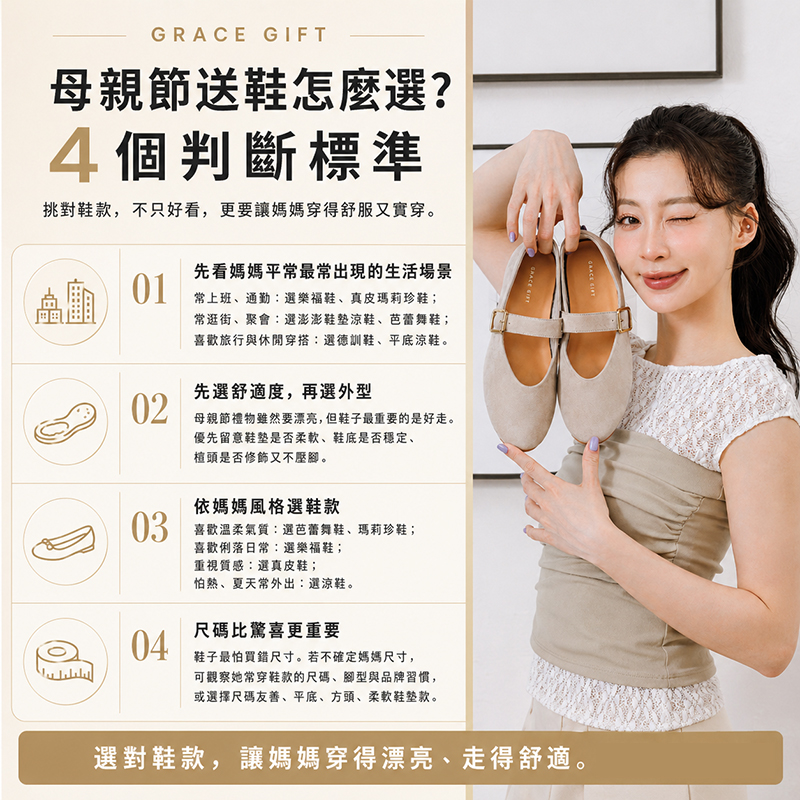 母親節鞋款挑選步驟