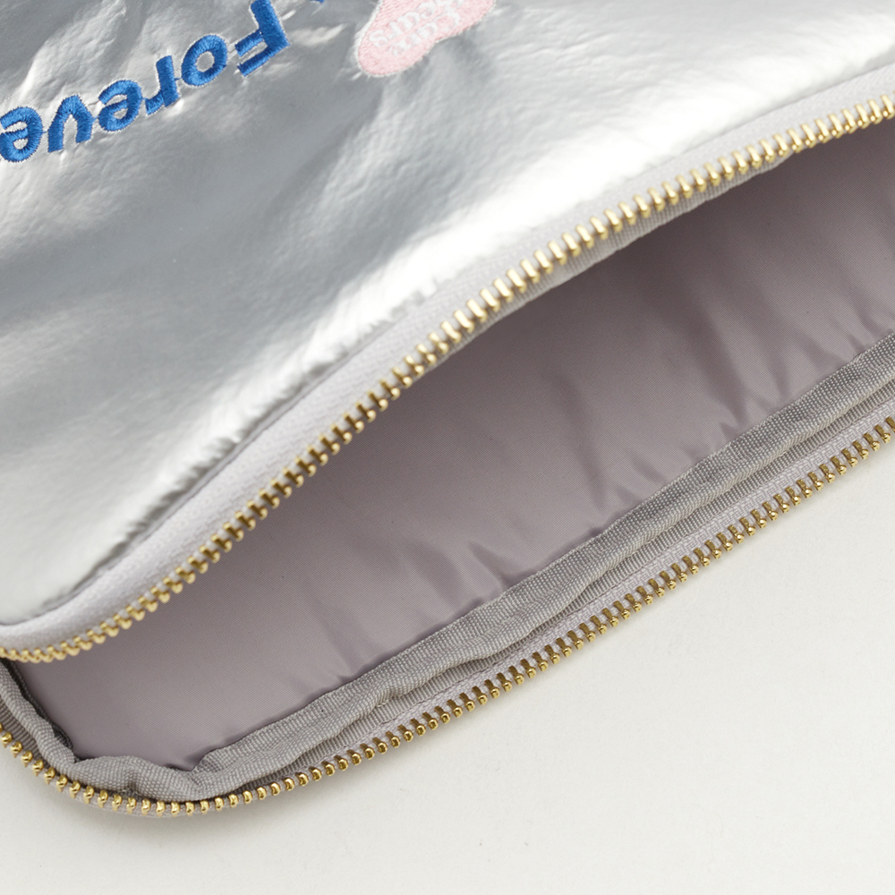 Care Bears-牢騷小熊空氣平板收納包 銀