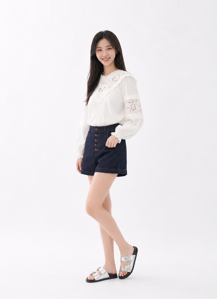 GraceGift平價女鞋 晶鑽方釦質感合成皮革雙帶厚底涼鞋 銀色