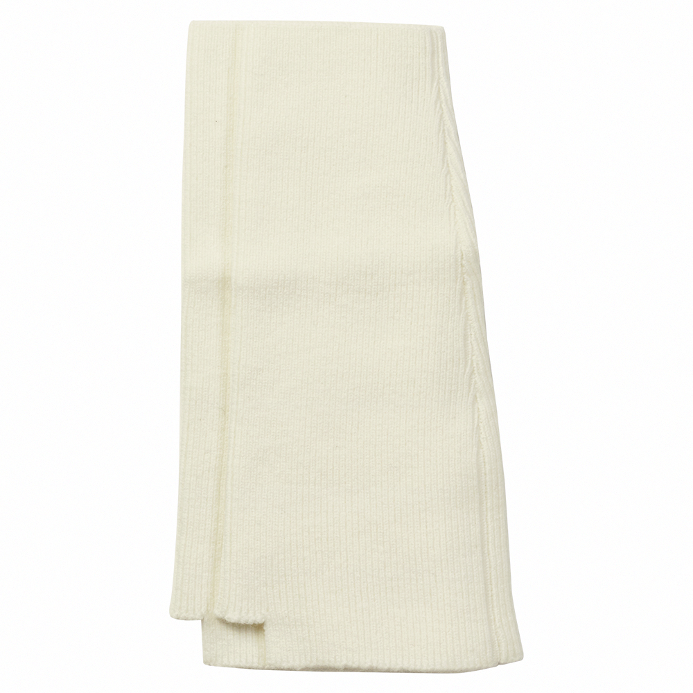 日系氛圍感針織堆堆襪套 白