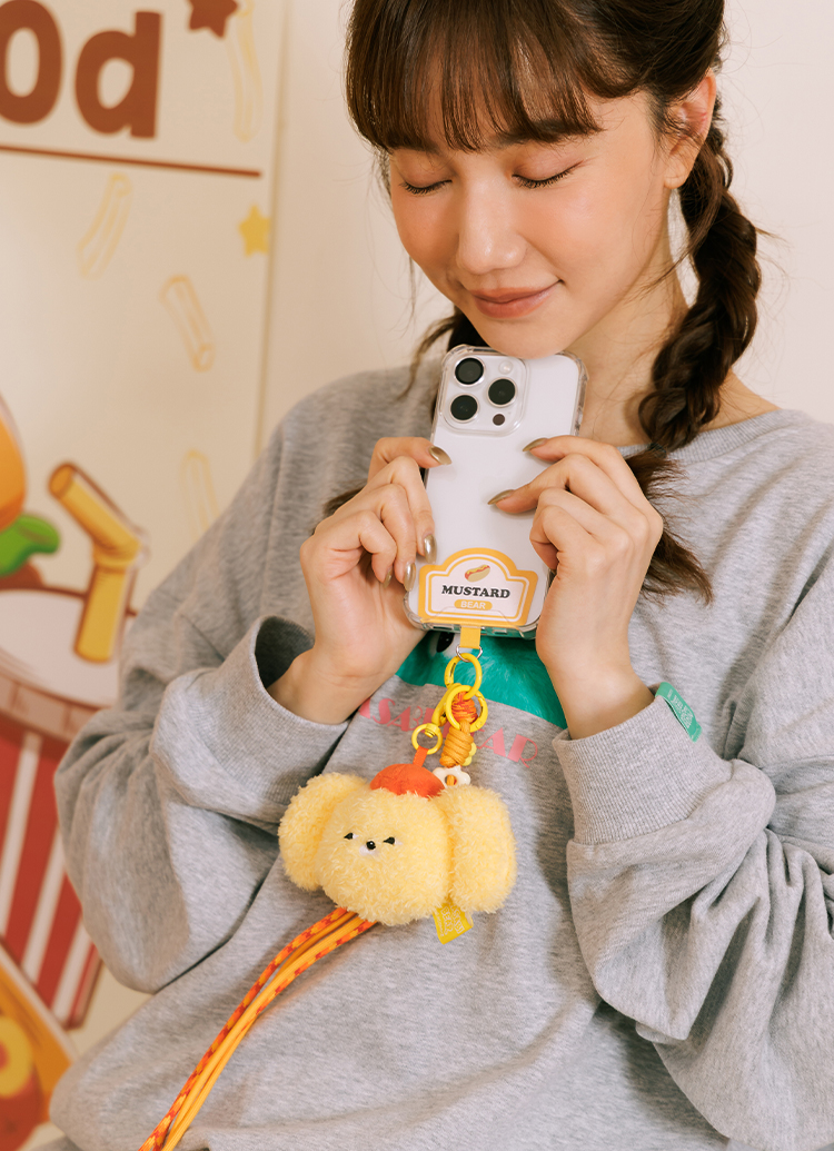 GraceGift Wasabi Bear聯名 調味日常絨毛娃娃頭吊飾手機繩盲盒