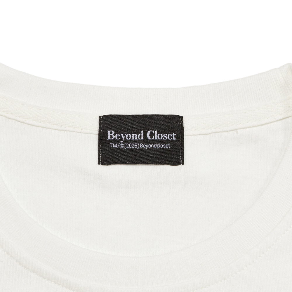 Beyond Closet 水手貴賓印花短版 T 恤 白