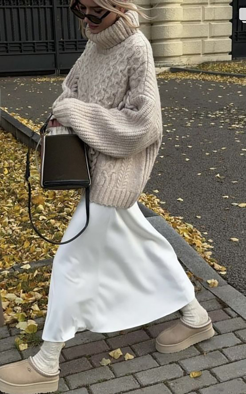 優雅雪靴穿搭推薦