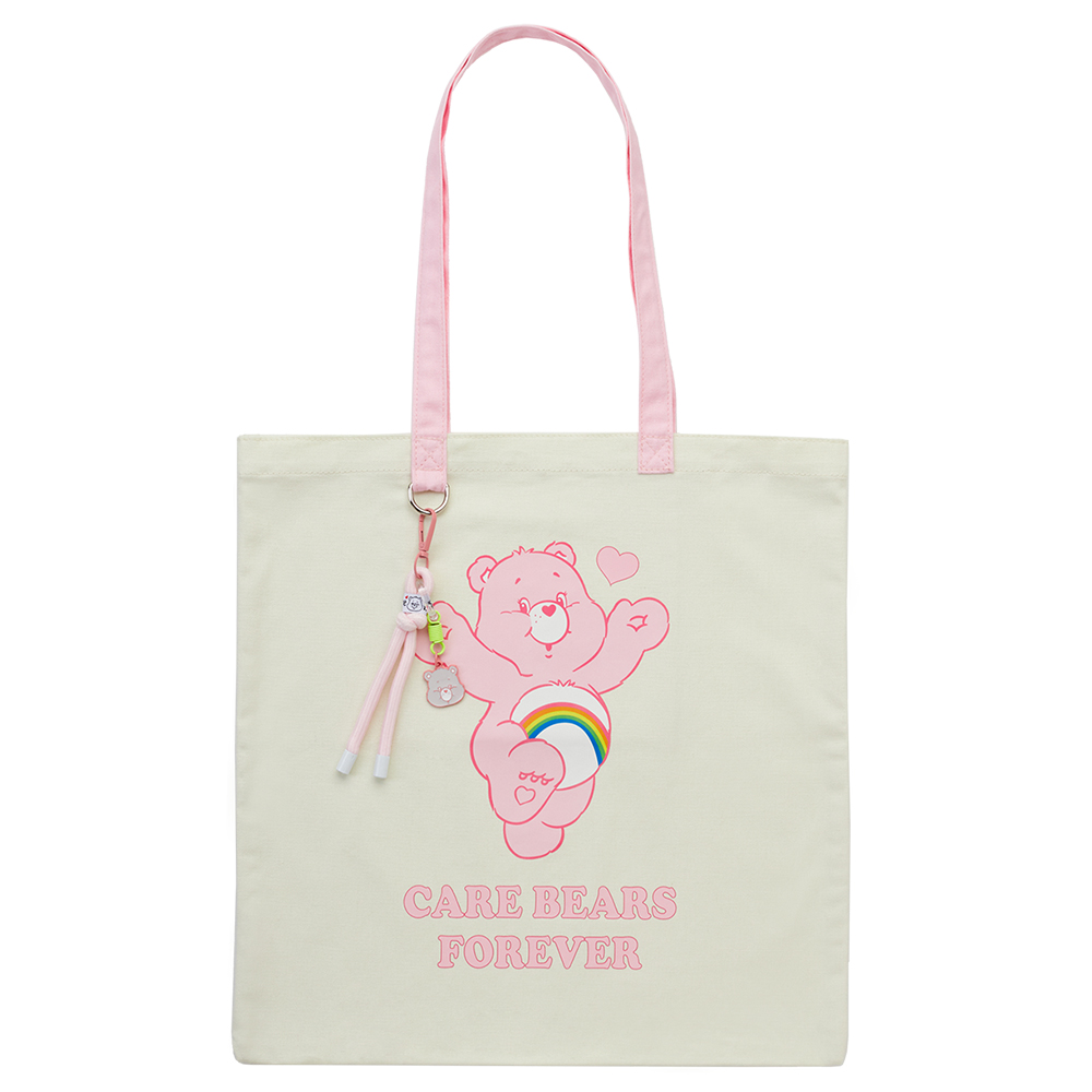 Care Bears-樂觀小熊印花日常帆布包 粉
