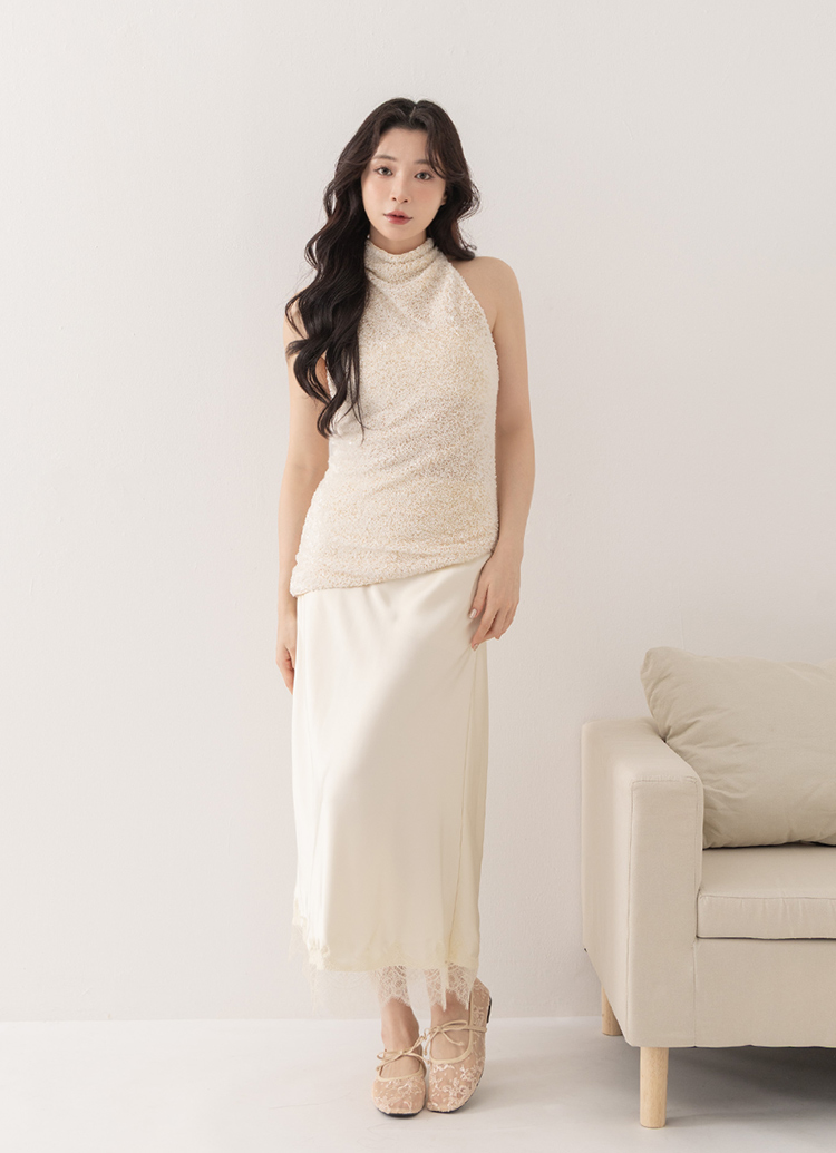 GraceGift平價女鞋 夏洛特法式蕾絲蝴蝶結芭蕾舞瑪麗珍鞋杏色平底女鞋
