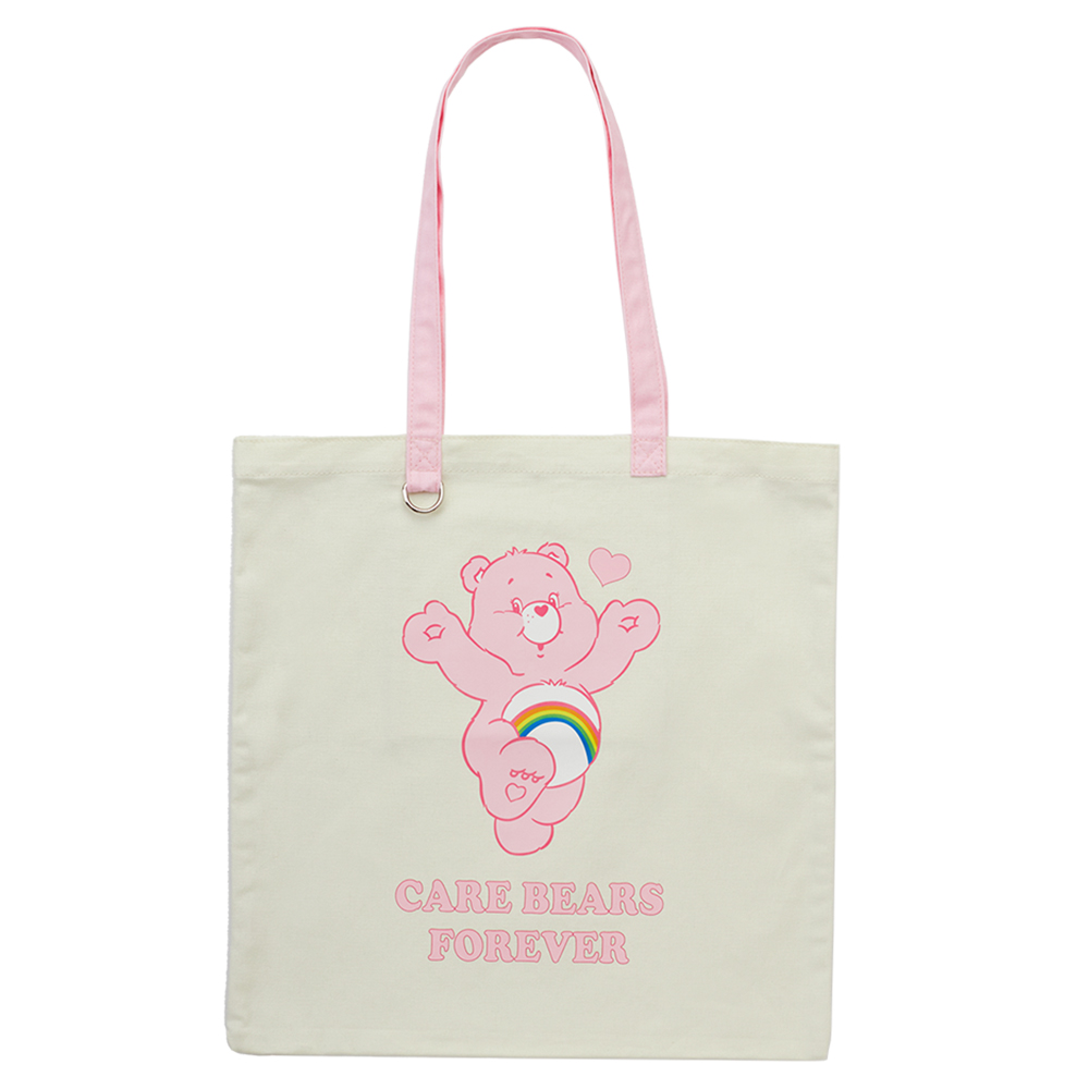 Care Bears-樂觀小熊印花日常帆布包 粉