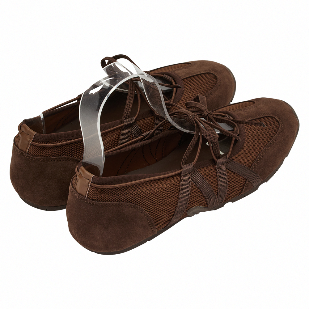 首爾芭蕾機能綁帶蝴蝶結瑪莉珍運動鞋  咖