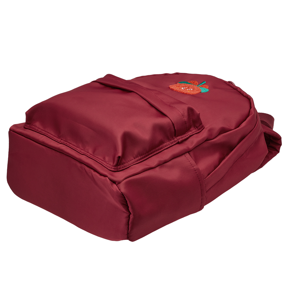 GraceGift Wasabi Bear聯名 辣椒醬熊 吊牌輕便尼龍後背包 正紅色 實拍圖