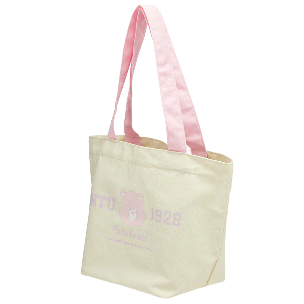 Care Bears × NTU -樂觀小熊日常實用撞色帆布 粉紅