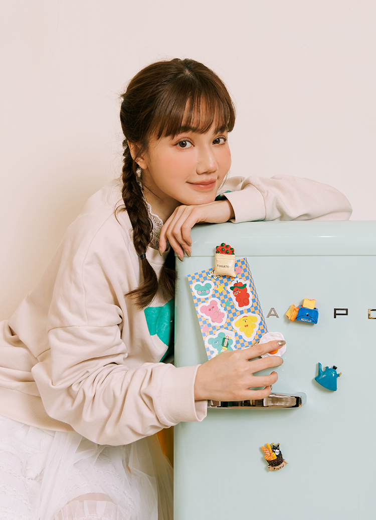 Grace Gift Wasabi Bear 聯名 貼紙 手帳裝飾貼 實拍圖