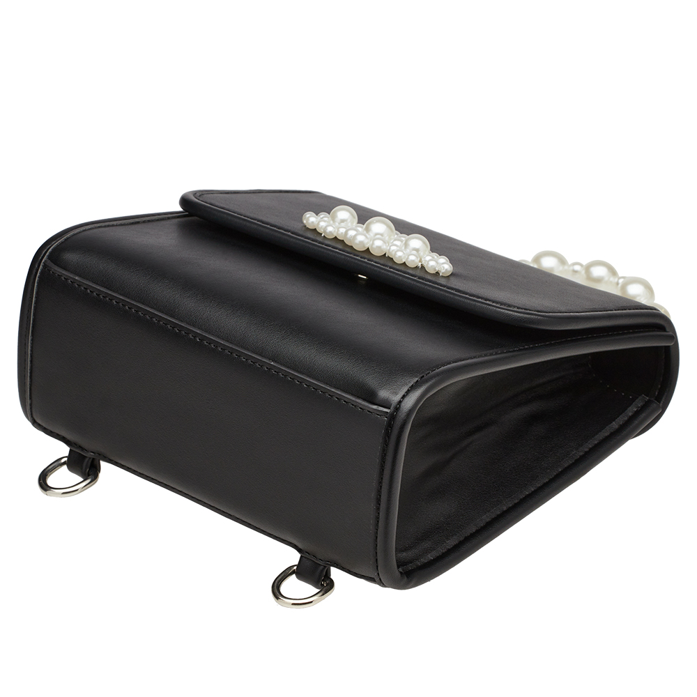 奕潔聯名-珍珠交響曲3WAY手提肩背書信包 黑