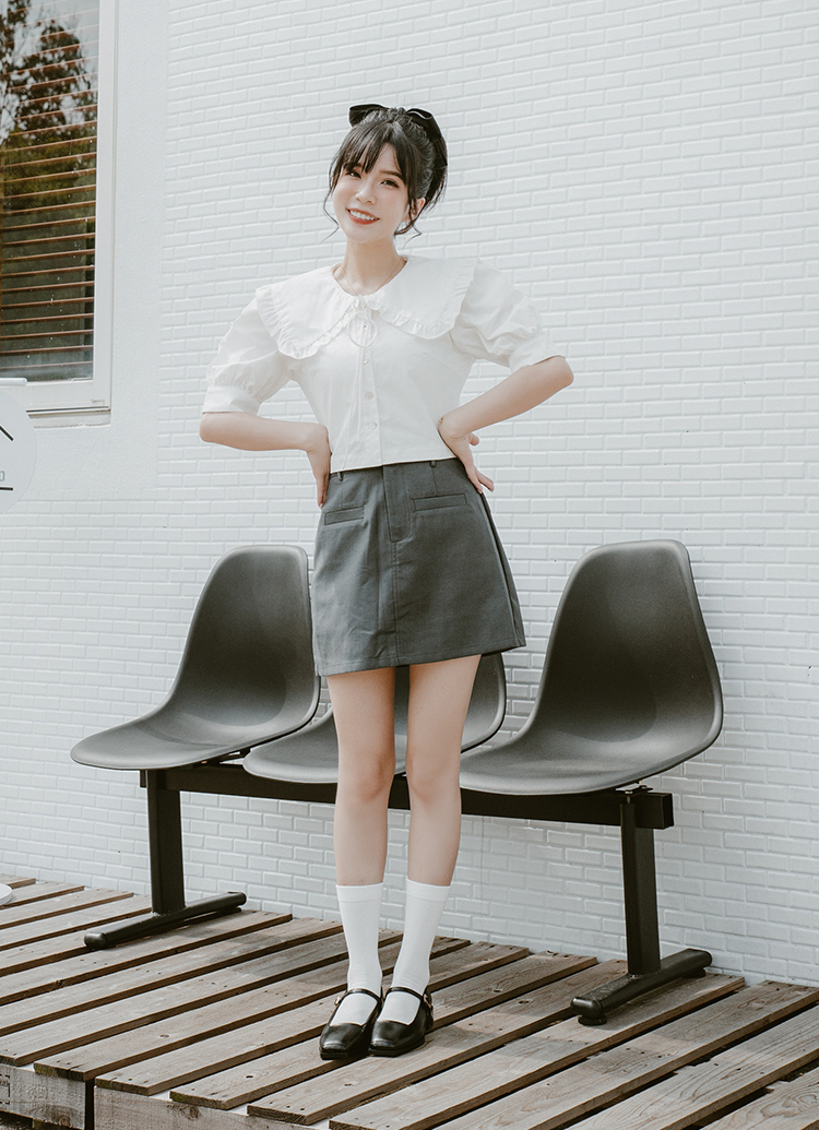 GraceGift Alice聯名 優雅芭蕾 低跟 瑪莉珍鞋 黑