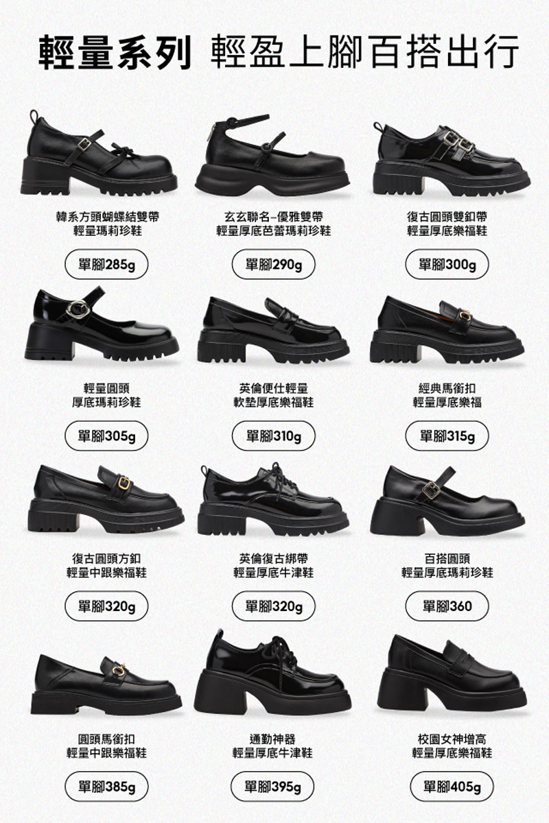 輕量樂福鞋推薦