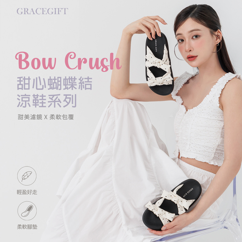 Y3K 甜酷澎澎蝴蝶結雲感厚底涼鞋2