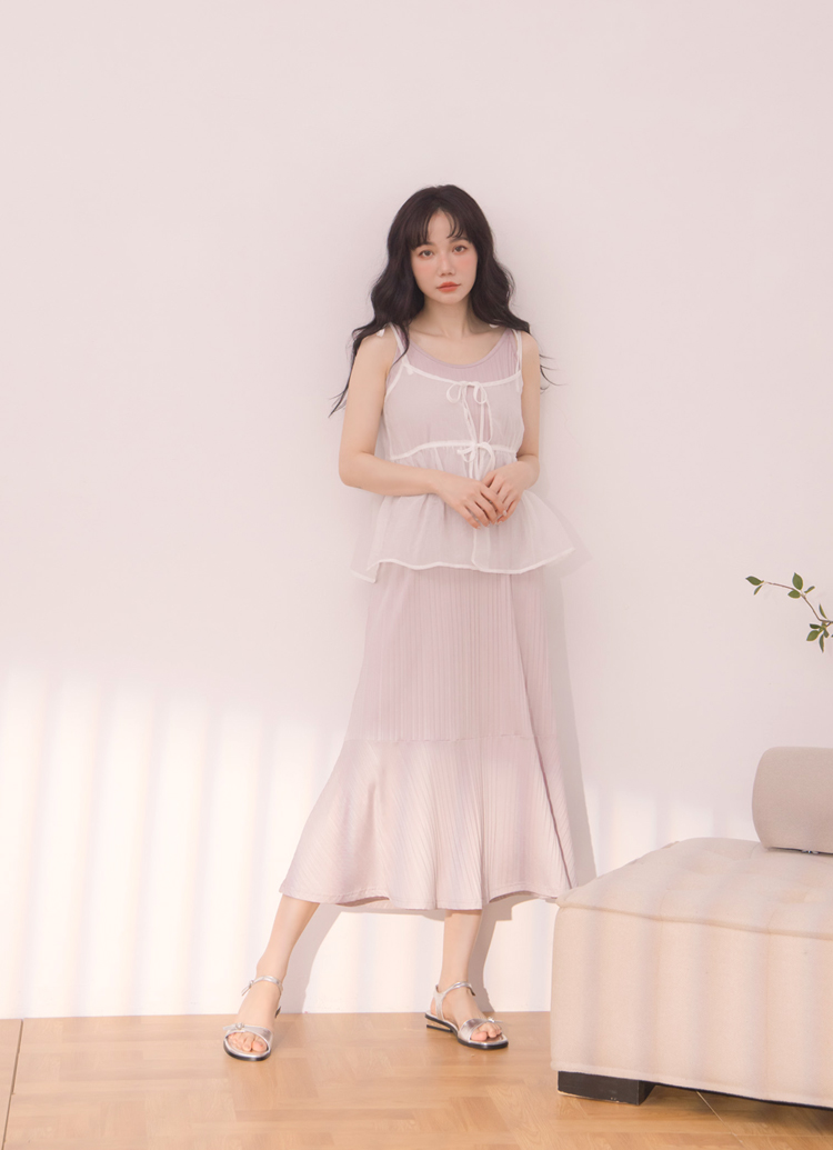 GraceGift平價女鞋 甜美印象 雙帶愛心扣 平底涼鞋 銀