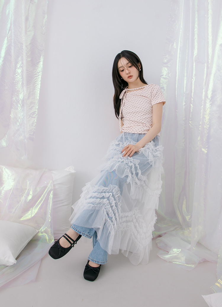 GraceGift平價女鞋 時尚秀場 方圓頭 芭蕾女伶方頭雙帶平底瑪莉珍 黑色