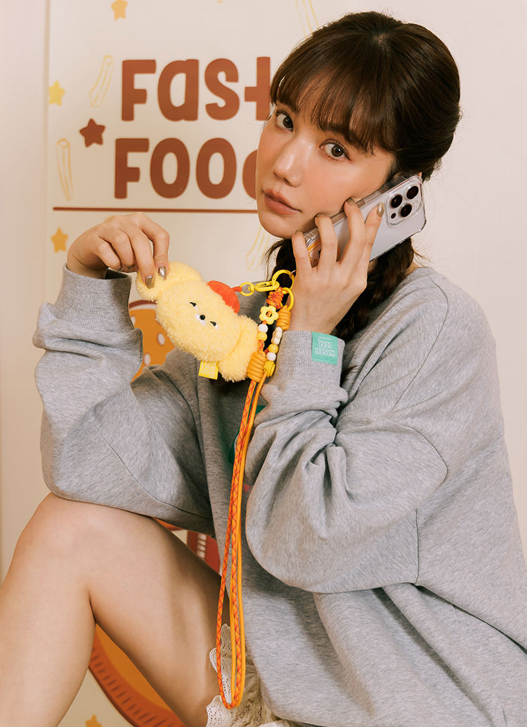 GraceGift Wasabi Bear聯名 調味日常絨毛娃娃頭吊飾手機繩盲盒