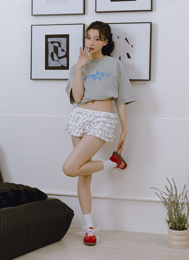 GraceGift 平價女鞋 復古摩登 真皮拼接薄底德訓鞋 附柔光紗帶 正紅色 實品圖