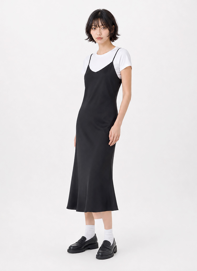 GraceGift平價女鞋 圓頭 厚底 便仕樂福鞋 黑霧漆