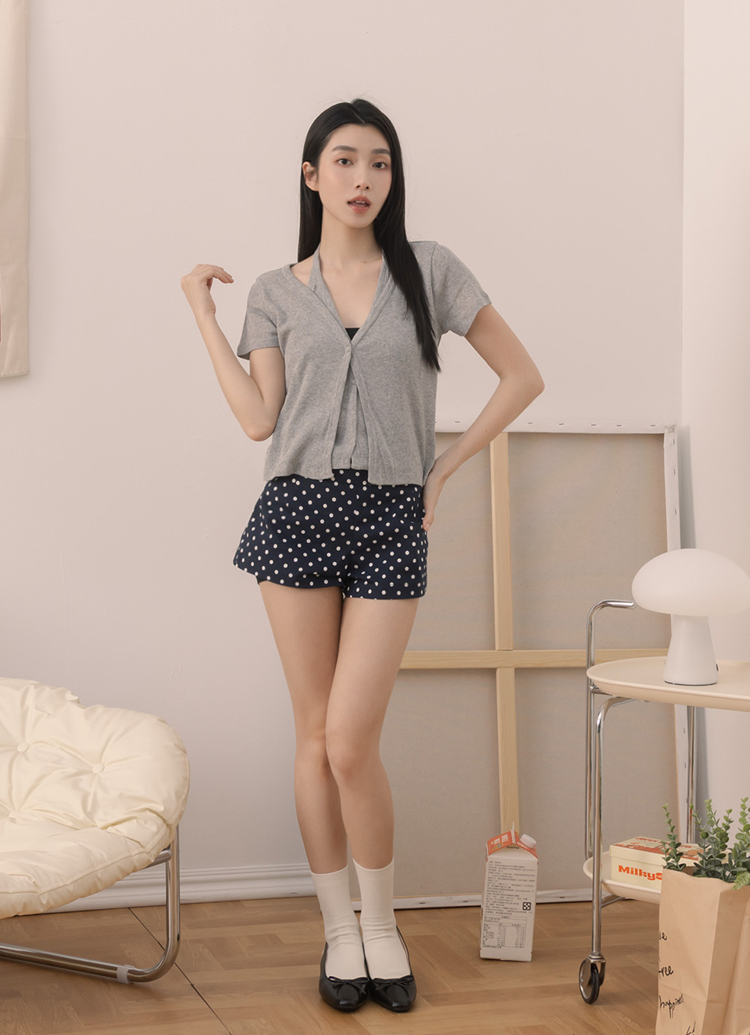 GraceGift平價女鞋 時尚秀場 方頭 韓系清新蝴蝶結後空跟鞋 黑色