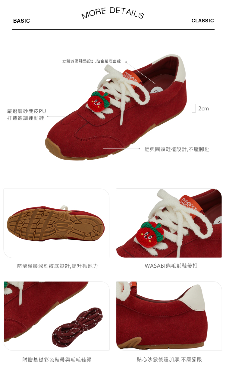 Grace Gift 平價女鞋 Wasabi Bear 聯名 粉芥末熊 休閒運動鞋 粉紅色 穿搭實拍