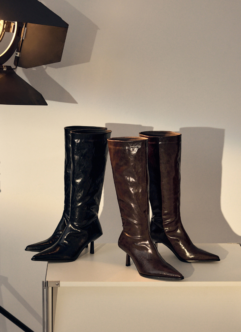 細跟長靴 穿搭推薦 秋冬約會造型