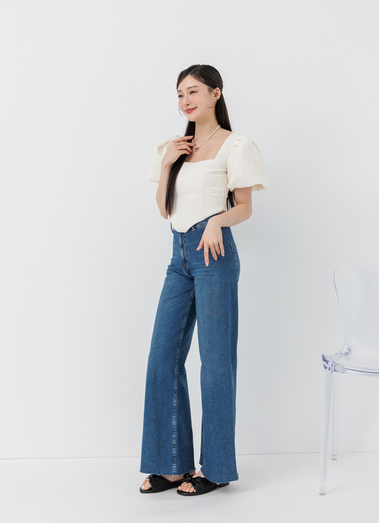 GraceGift平價女鞋 時尚秀場 圓頭 甜心緞光雲感蝴蝶結平底拖鞋 黑色