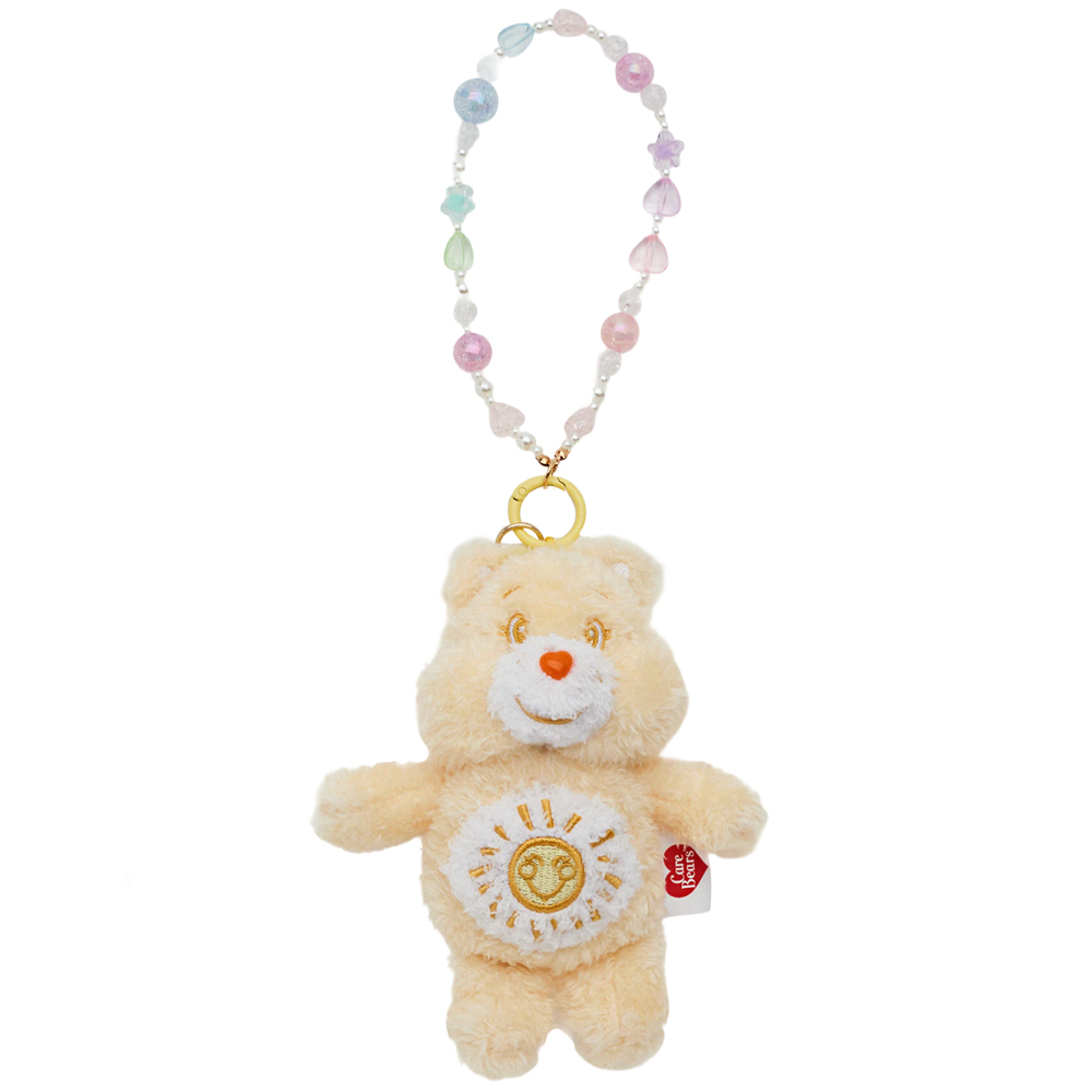 GraceGift CareBears聯名 Care Bears彩虹熊 棉花糖系列毛絨玩偶手機串珠吊飾盲盒