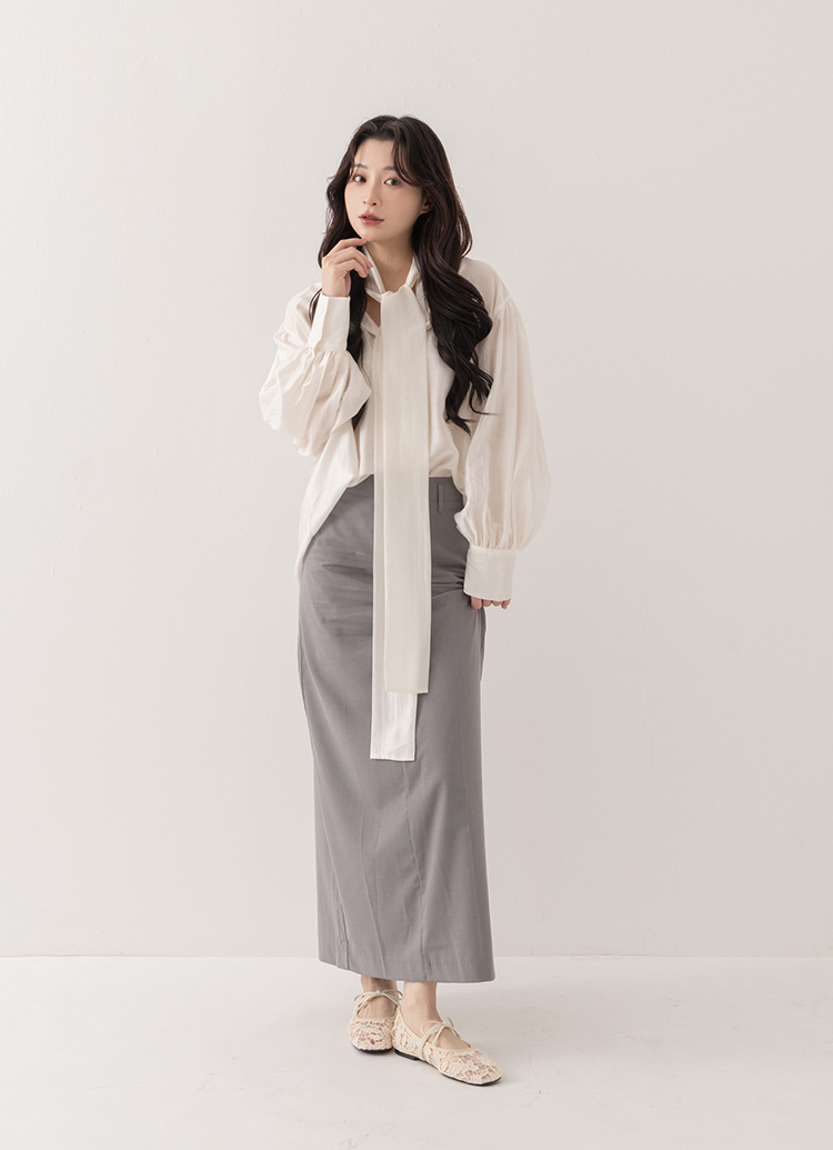 GraceGift平價女鞋 法式復古蕾絲蝴蝶結瑪麗珍芭蕾舞鞋 杏色