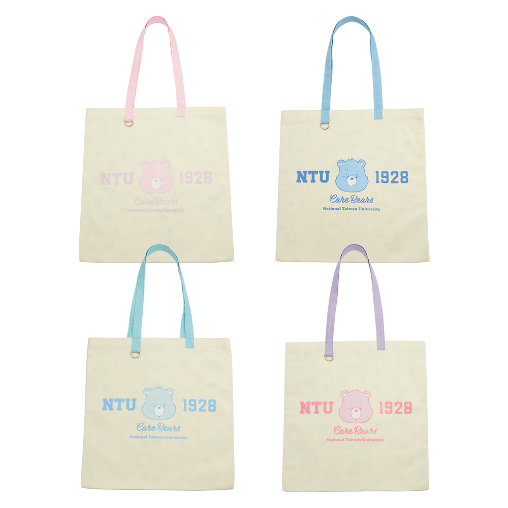 Care Bears × NTU-分享小熊紀念印花帆布包 紫