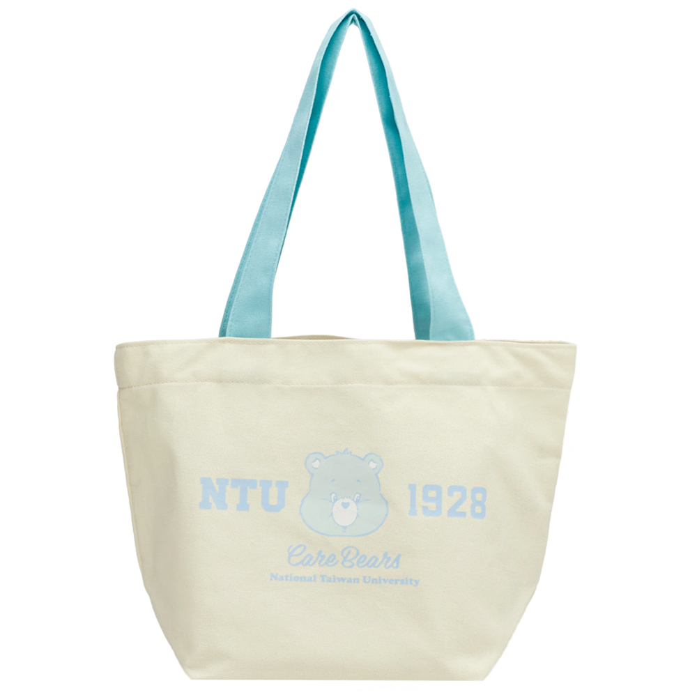 Care Bears × NTU-許願小熊日常實用撞色帆布袋 藍綠