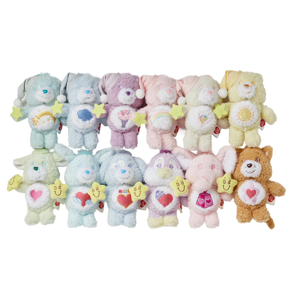 Care Bears & Cousins-星星朋友毛絨玩偶吊飾鑰匙圈盲盒