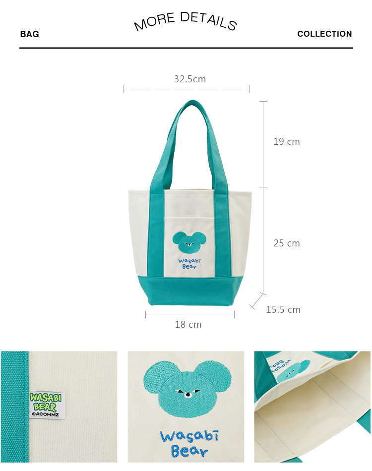 Grace Gift Wasabi Bear聯名 新年福袋 實用帆布包 玩偶盲盒 曬娃包 Grace Gift