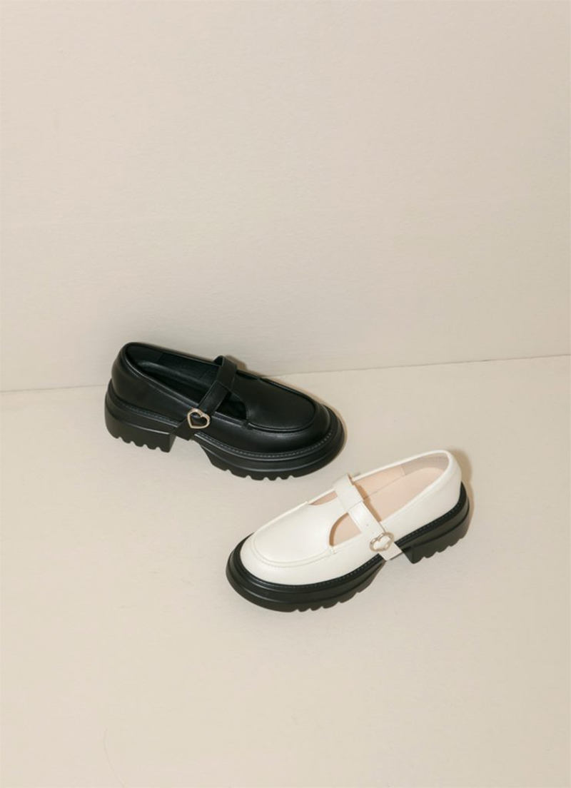 復古T字瑪莉珍鞋