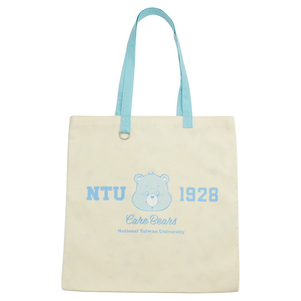 Care Bears × NTU-許願小熊紀念印花帆布包 藍綠
