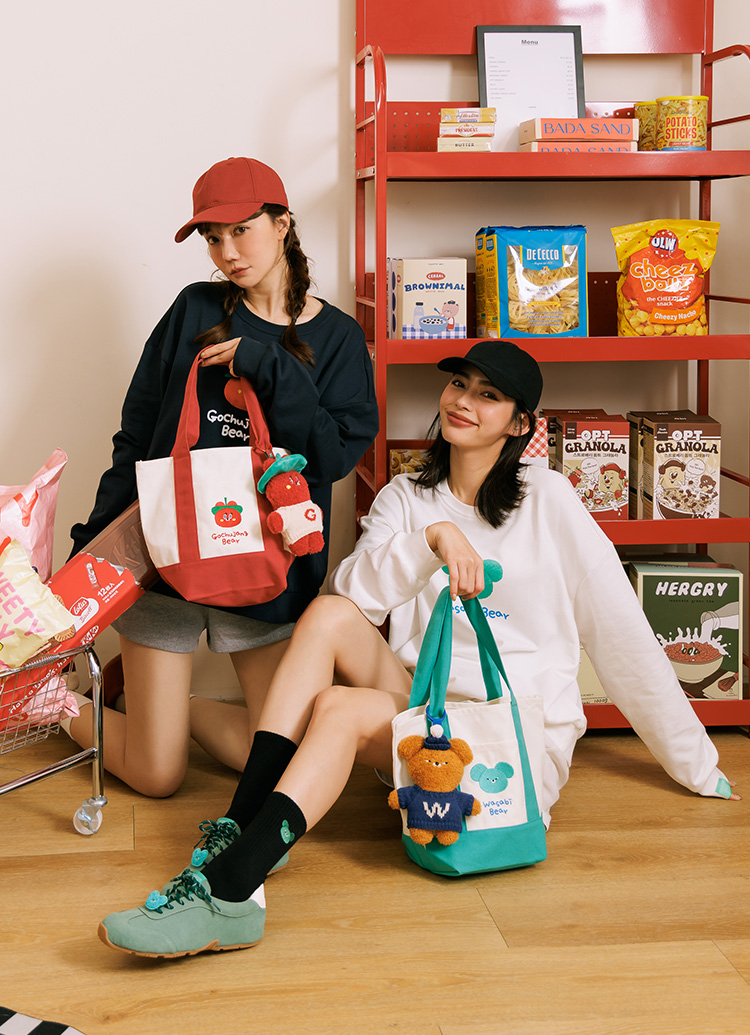 Grace Gift Wasabi Bear聯名 新年福袋 實用帆布包 玩偶盲盒 曬娃包 Grace Gift
