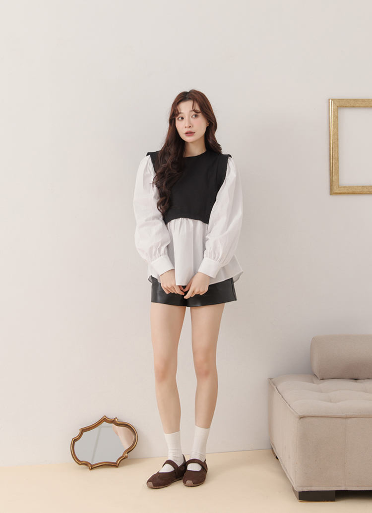 GraceGift平價女鞋 輕盈芭蕾 緞面拚接 芭蕾舞運動鞋 咖啡色