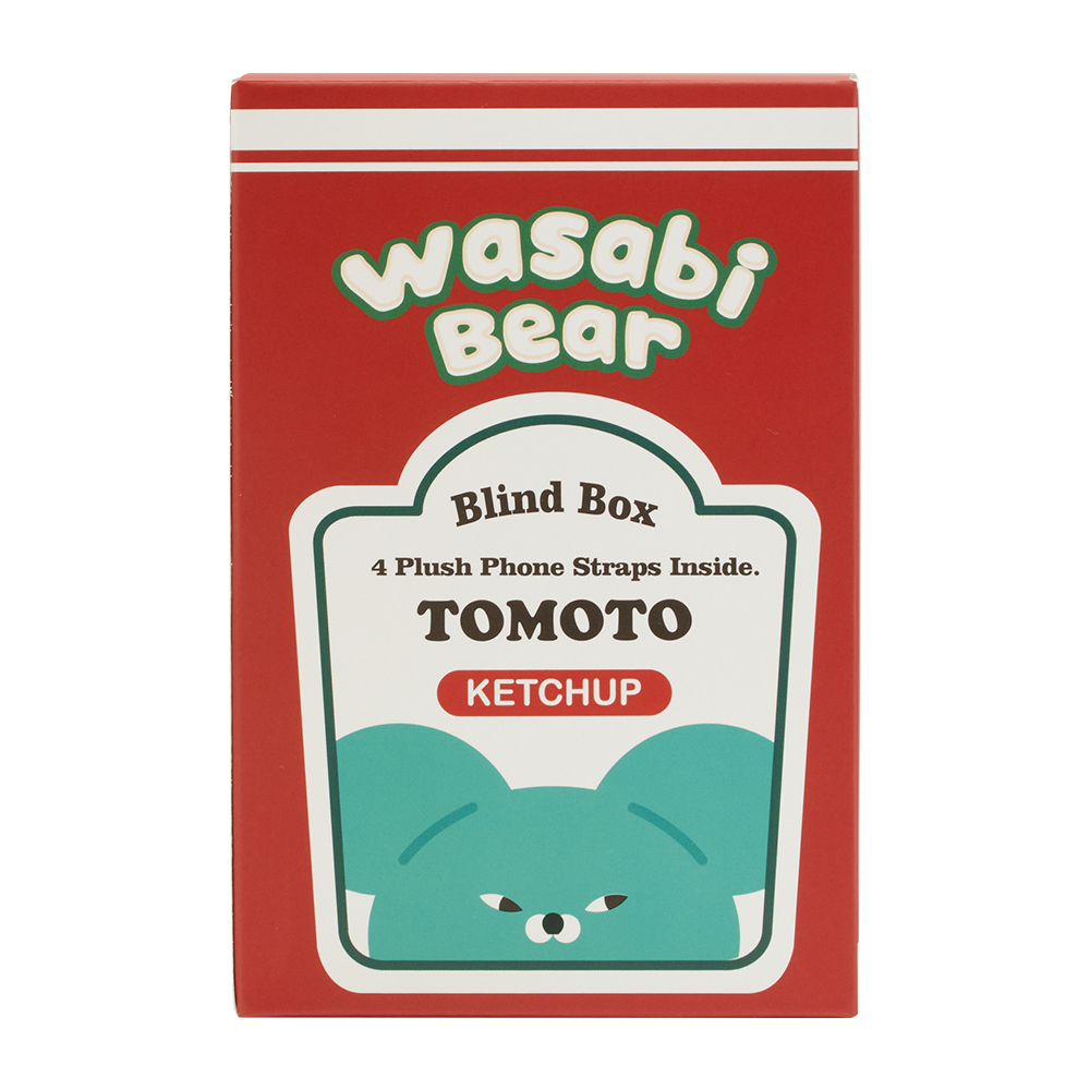 GraceGift Wasabi Bear聯名 調味日常絨毛娃娃頭吊飾手機繩盲盒