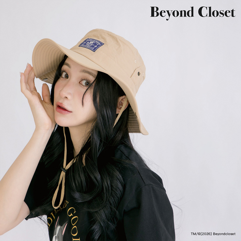 韓國 Beyond Closet 狗狗布標防風機能漁夫帽2