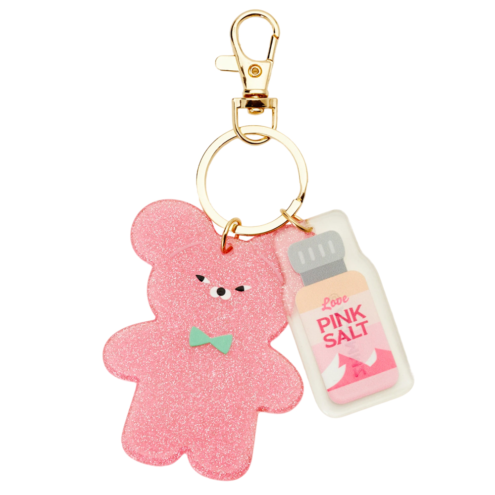 GraceGift Wasabi Bear聯名 繽紛閃粉系列壓克力鑰匙圈盲盒