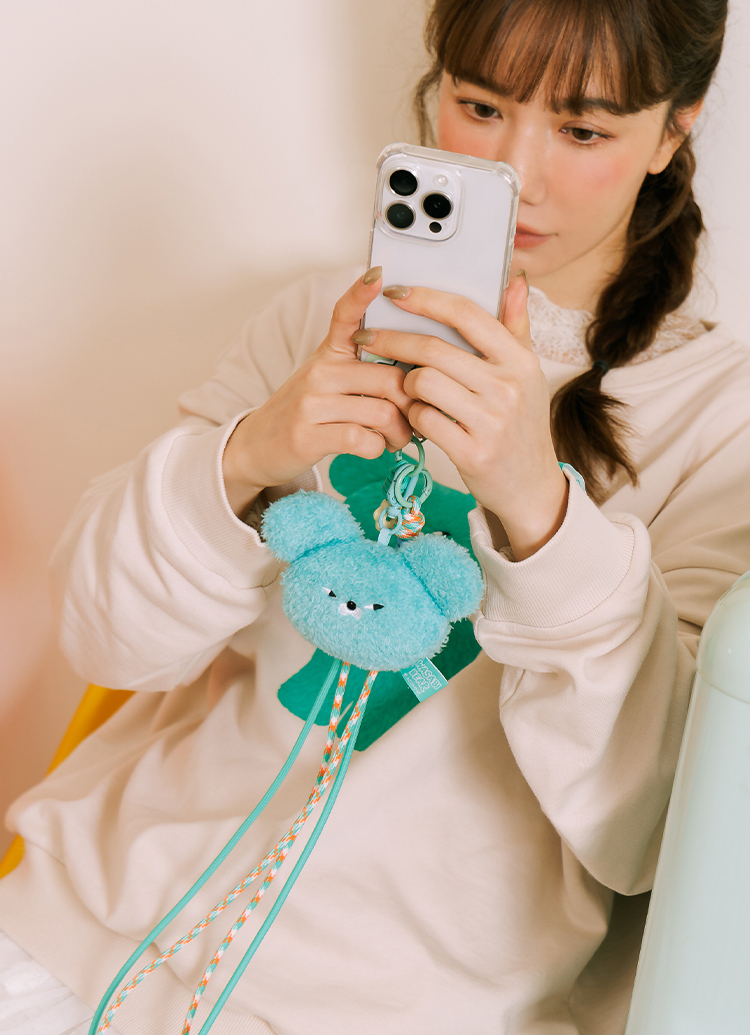 GraceGift Wasabi Bear聯名 調味日常絨毛娃娃頭吊飾手機繩盲盒