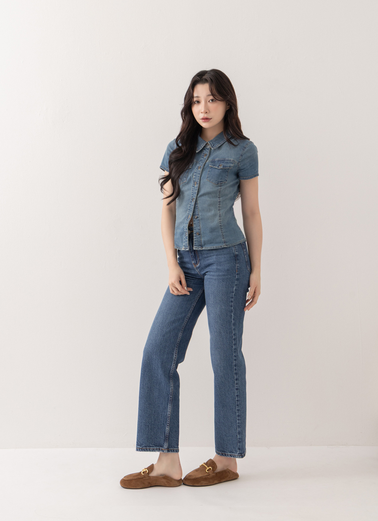 GraceGift平價女鞋 簡慵懶全真皮馬銜扣 2Way 咖色樂福鞋