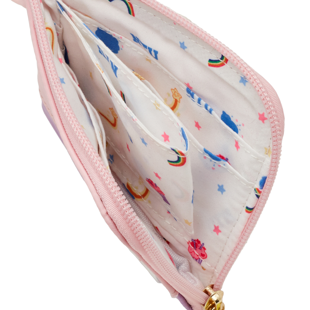 GraceGift Care Bears聯名 NTU 樂觀小熊 收納零錢包 粉紅色 實拍圖