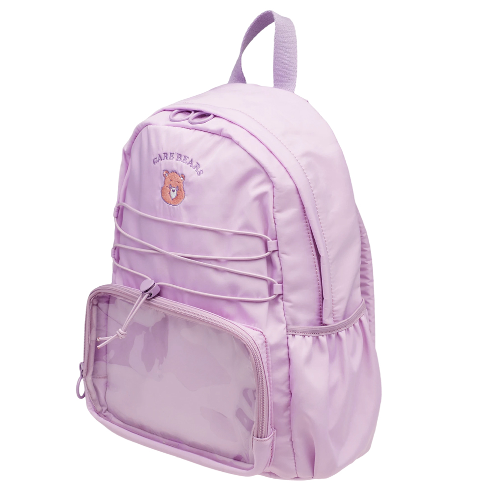 Care Bears-分享小熊機能抽繩尼龍曬娃後背包 紫