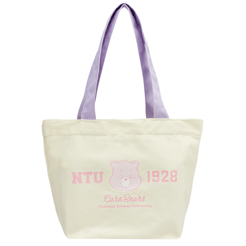 Care Bears × NTU -分享小熊日常實用撞色帆布袋 紫